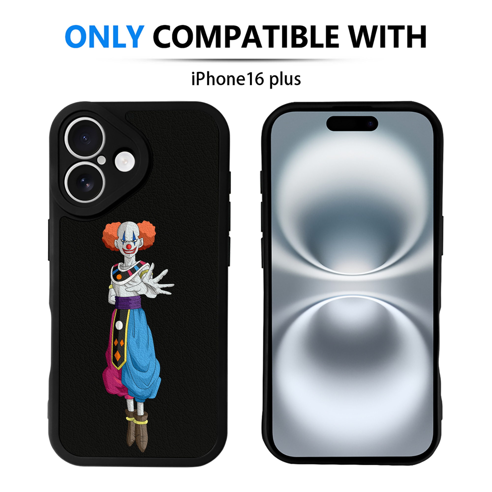 （画像用） ドラゴンボール DRAGON BALL 【iPhone 16シリーズ対応】シリコンスマホケース（レザー調） 材質：シリコン